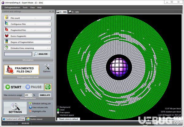 DiskTrix UltimateDefrag(磁盘整理器)